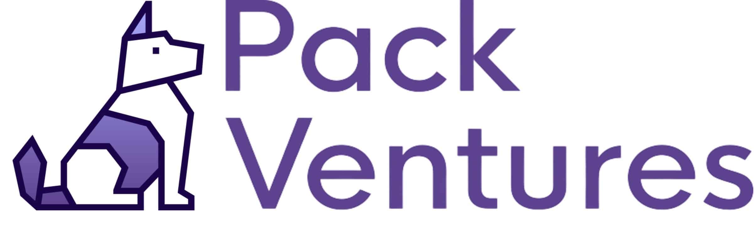 Image 12-10-24 at 1.39 PM Pack Ventures logo featuring a geometric dog and purple text.