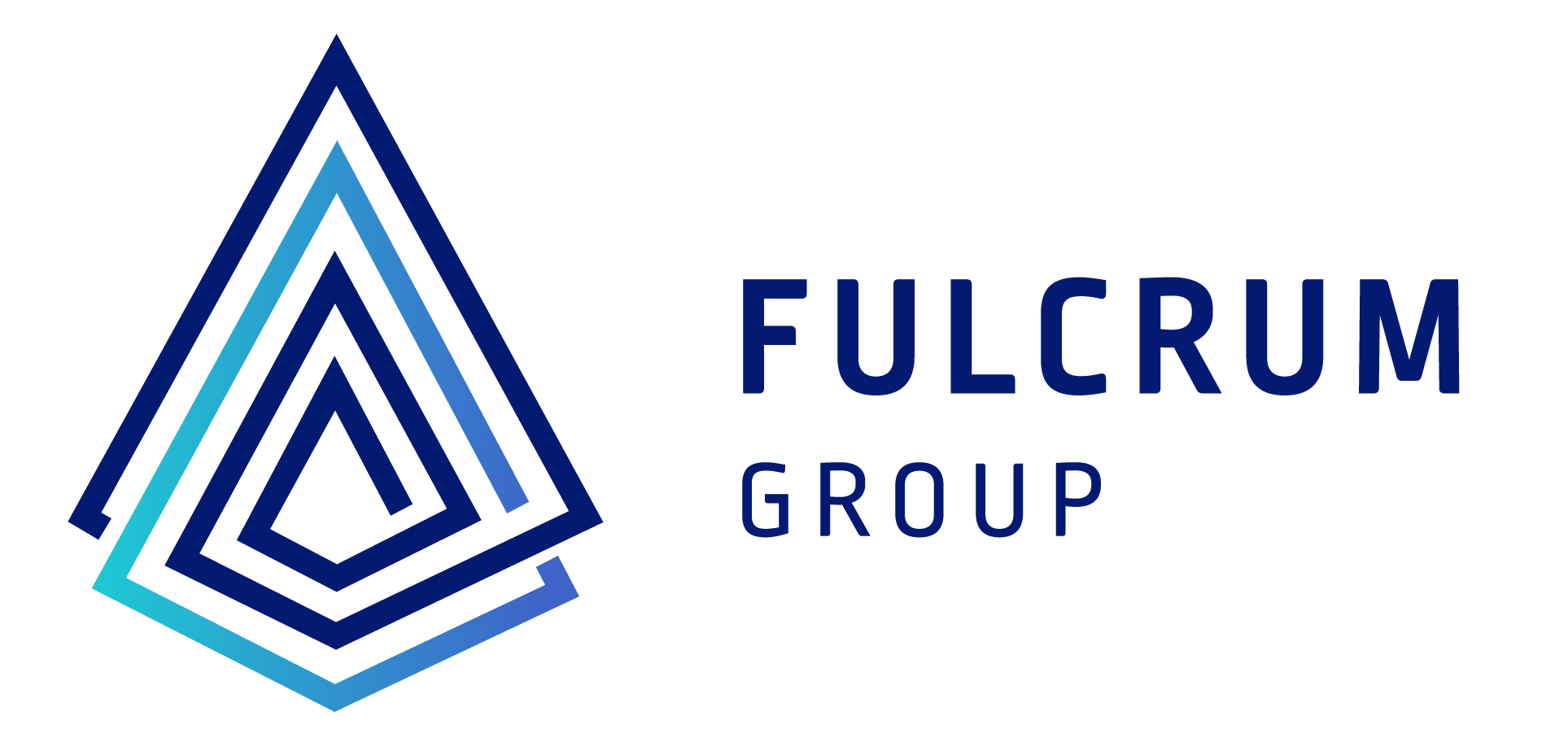 Fulcrum-Group-Logo_Color-Light-300 Logo of Fulcrum Group featuring a geometric design and text.