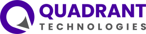 Quadrant Technologies Horizontal Logo Logo of Quadrant Technologies, featuring a stylized circular design.